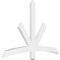 Ekena Millwork Alberta Architectural Grade PVC Gable Bracket, 60"W x 40"H x 2"D x 4"F, 16/12 Pitch GBP060X40X0204ALB00 - alternate 1